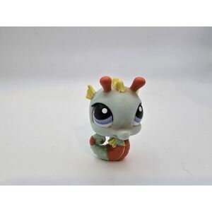 SEAHORSE #1566 Authentic Littlest Pet Shop - Hasbro LPS Blue